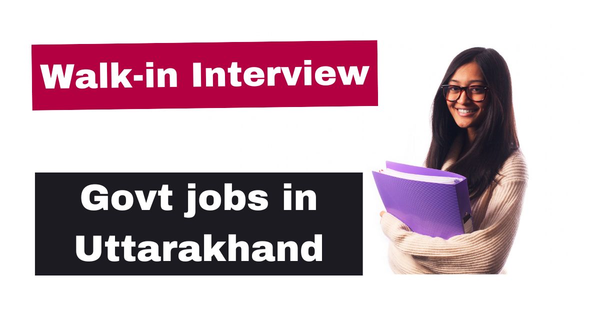 govt job in uttarakhand